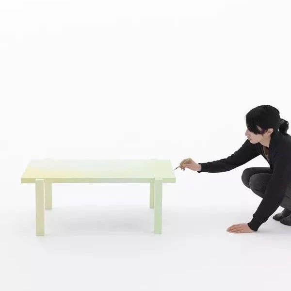 colored-pencil table