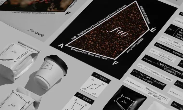 获奖作品《f(u) = formule CAFÉ》| 经过精密计算的视觉美学