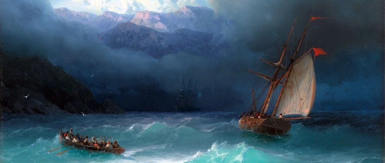 《狂暴的海涛》艾伊瓦佐夫斯基（俄国） - 世界名画鉴赏语音讲解（二百二十四）