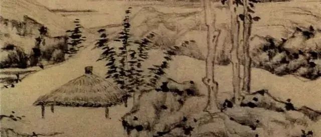 元代画家倪瓒，意境高古而潇逸。