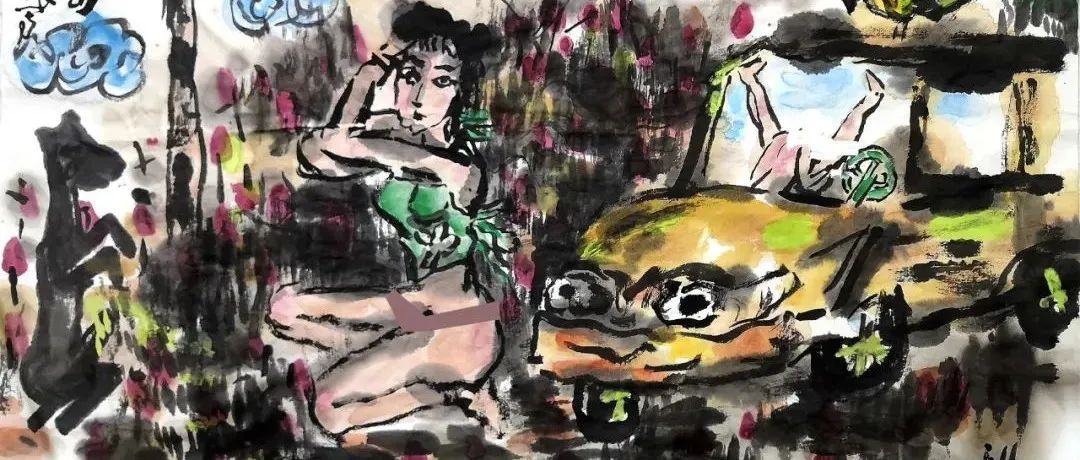 老劉的汉画像石风格人物作品探索