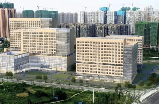 锦江生态带旁的这所三甲医院即将建成