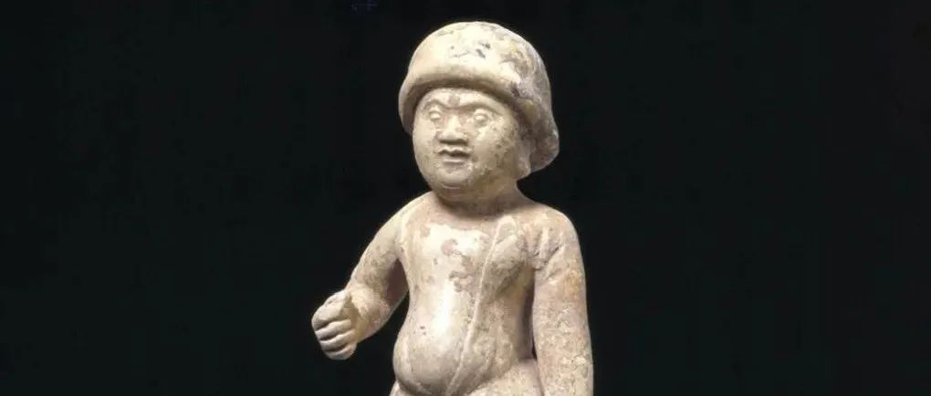 《侏儒俑》唐 中国- 雕塑作品欣赏（三百六十八）