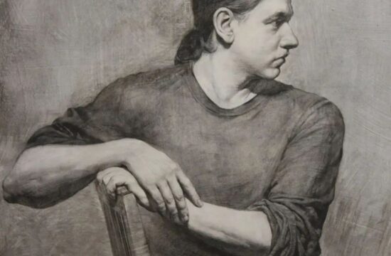普林斯顿艺术学院绘画系主任素描作品