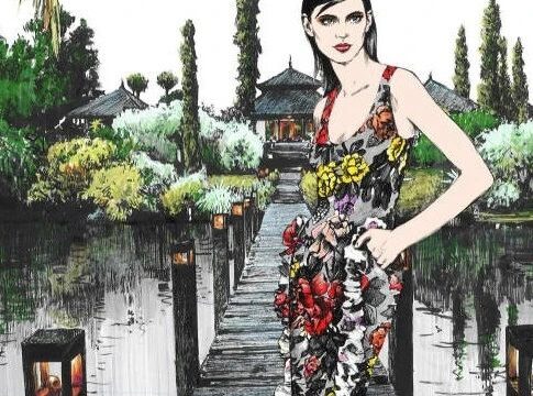 时装插画 | Diana Kuksa——如有灵气！笔触之间微弱变化的时装画艺术美感
