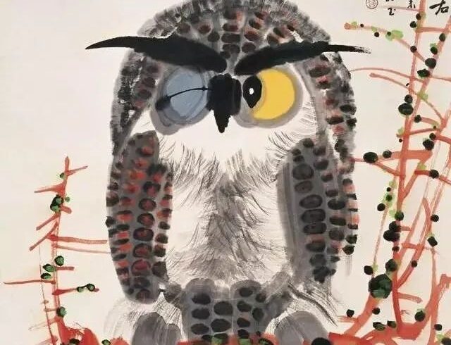 鬼才老顽童黄永玉的画，看似玩笑却有深意