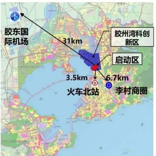 同济中标、华东院第二、北建院第三丨胶州湾科创新区启动区概念规划及城市设计方案公开征集