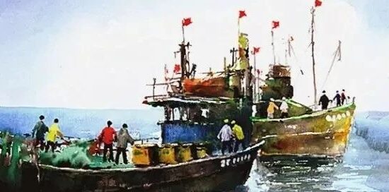 迟泽沛水彩作品欣赏