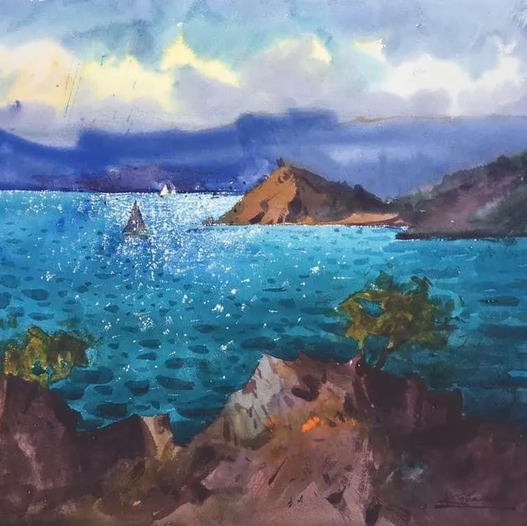 Andiry Kovalyk 水彩风景