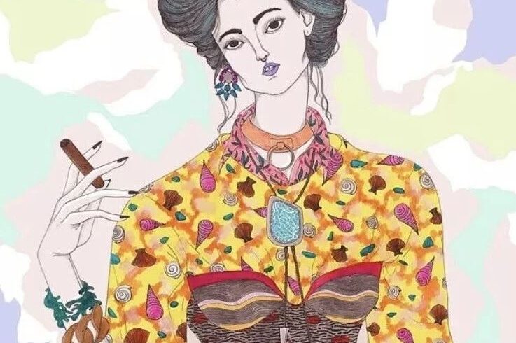 时装画手绘过程分享 | 怪怪怪可爱的Jérémy Combot在插画中表达源自内心的自由