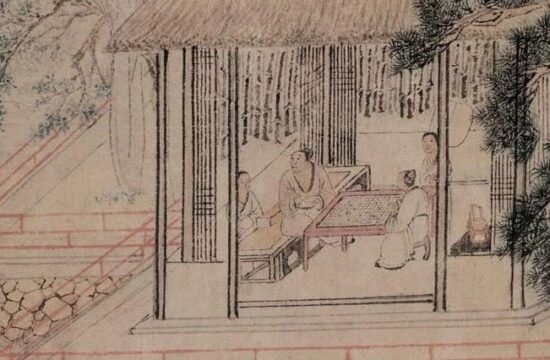 《竹亭对棋图》钱榖（明） - 中国名画鉴赏语音讲解（二百八十二）