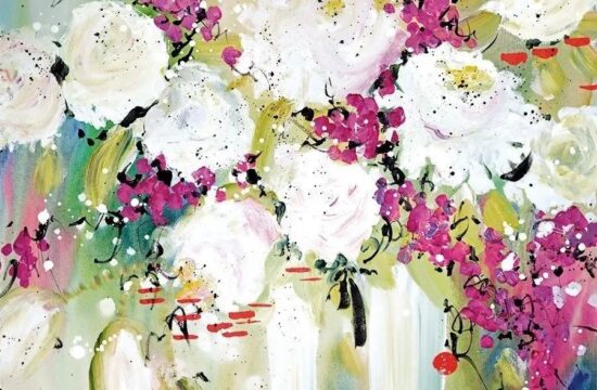 加拿大画家丹妮尔·秋山作品，唯美印象，充满自由活力！