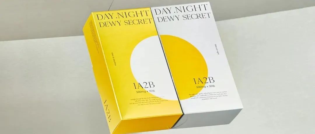 中国台湾包装｜​Dewy Secret 1a2b 日夜锭形象包裝