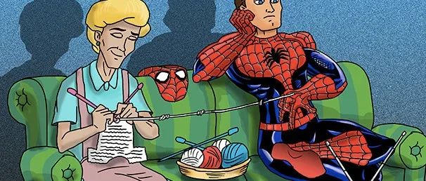 多格漫画中的蜘蛛侠：你们负责拯救世界，我来负责搞笑
