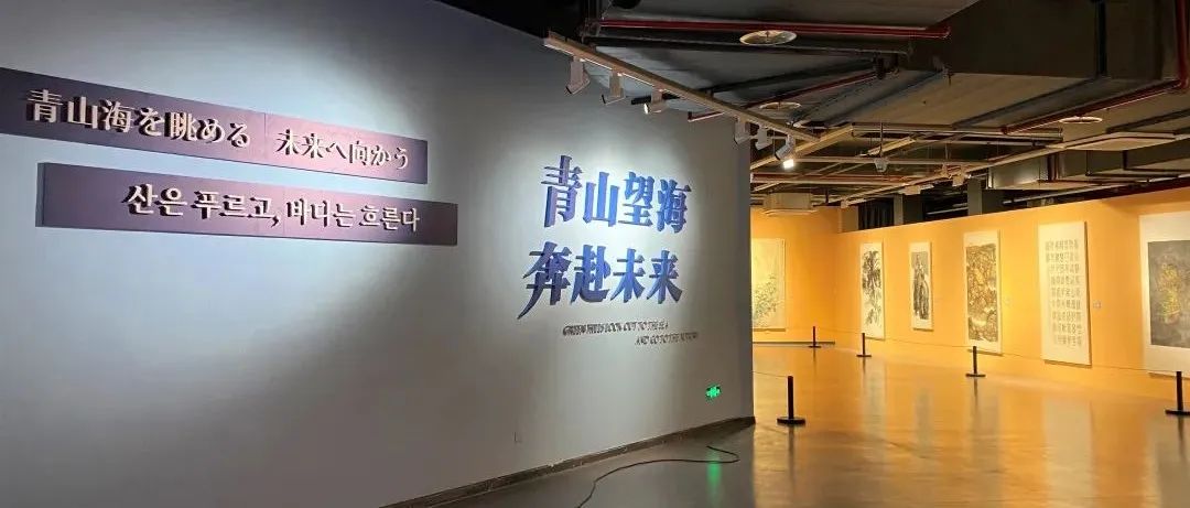 “青山望海 奔赴未来”｜中日韩青年书画大赛邀请展在湖州展出