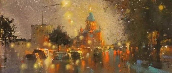 画不好城市夜景？看他的作品！