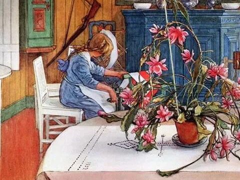 瑞典水彩画家卡尔·拉森作品绘画作品欣赏