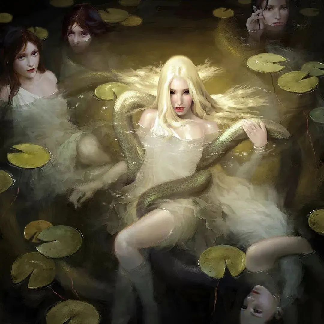 充满魔幻色彩的概念人物角色插画，将韩式风格与美式风格相融合