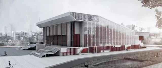 大连理工建筑学四年级课设体育馆设计