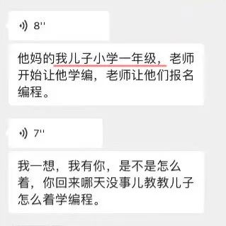 迷惑：《学代码从一年级卷起》