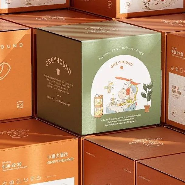 烘焙品牌的设计，还是治愈系风格最吸睛！