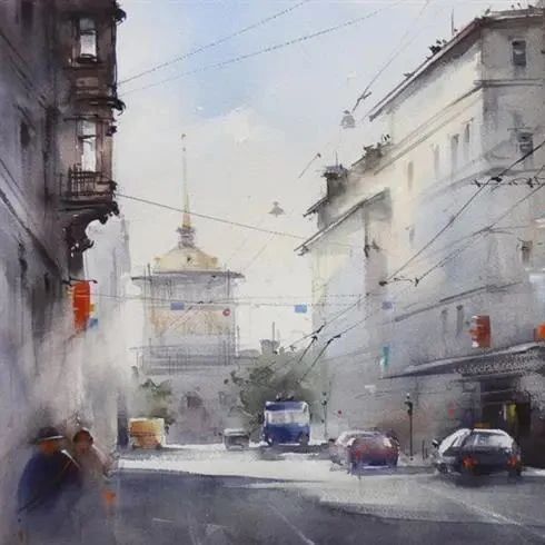 看最美的风景，画最迷人的水彩画，他的旅途烂漫而多彩！