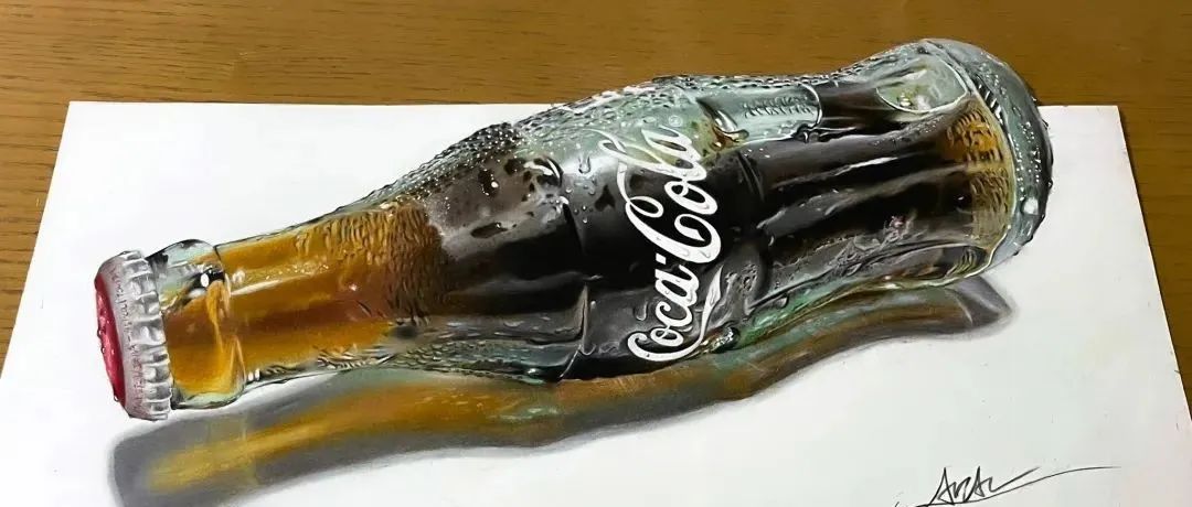 眼睛又被欺骗了！2D变3D，彩铅还能画出这种效果！-D.ROCK