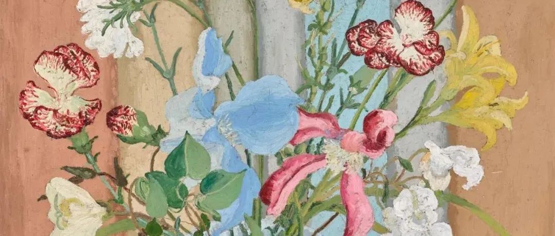 塞德里克-莫里斯，后印象派花卉画。