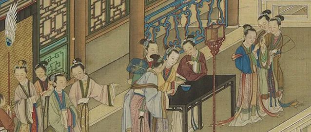 七夕香事：诸女彩楼畔，烧取玉炉烟