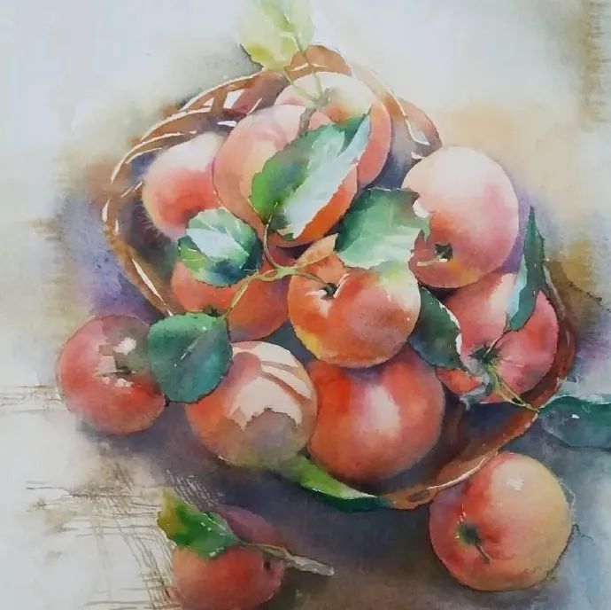 俄罗斯女水彩画家Nina Orlova水彩作品