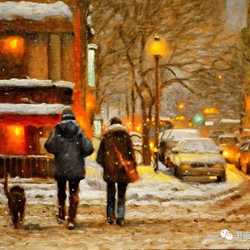 二十幅雪景画，好温馨！