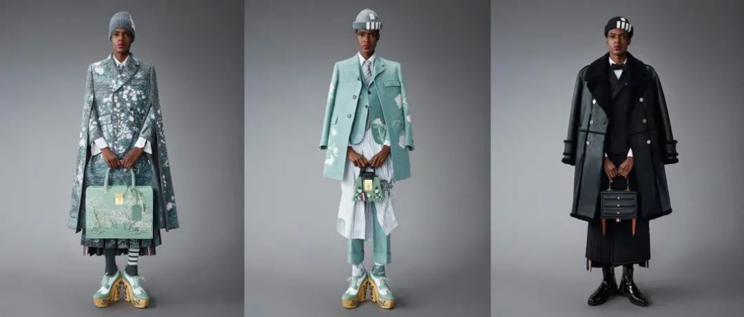 纽约设计师品牌 Thom Browne 2022 早秋系列 // 品牌标志性条纹设计遭到阿迪达斯的侵权诉讼