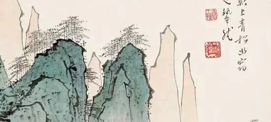 他笔下的秋山图，让人心醉！
