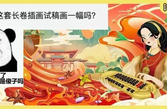 设计师去面试，竟然让他试稿画一幅这样的长卷插画？？