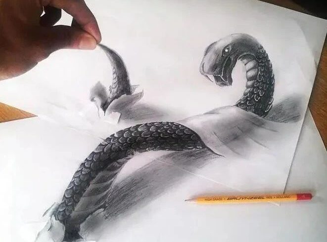 ​一大波3D铅笔画，迷惑你的眼睛，让你一次看过瘾