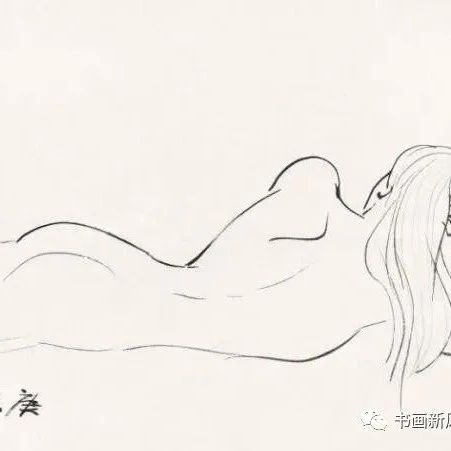寥寥几笔的水墨人体，绝了！