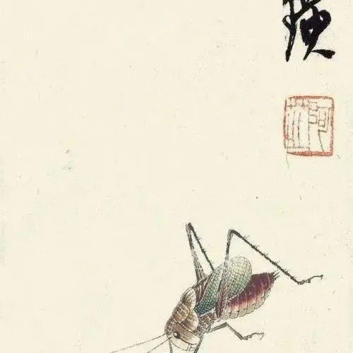 齐白石认识梅兰芳后，特意为他画一幅《蟋蟀》！