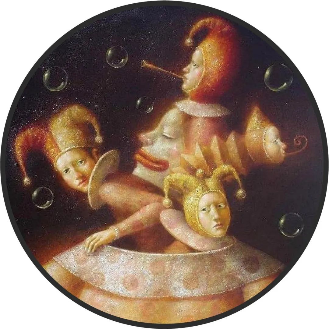 插画丨他用想金色构建了童话般的迷梦，色彩明丽梦幻，充满想象力