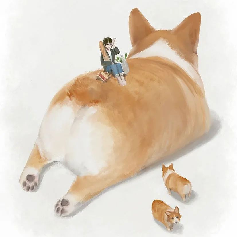もの久保小可爱绘画作品