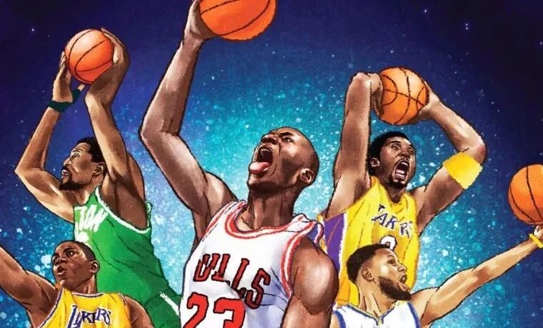 获奖作品《NBA王朝》｜篮球场故事的生动呈现