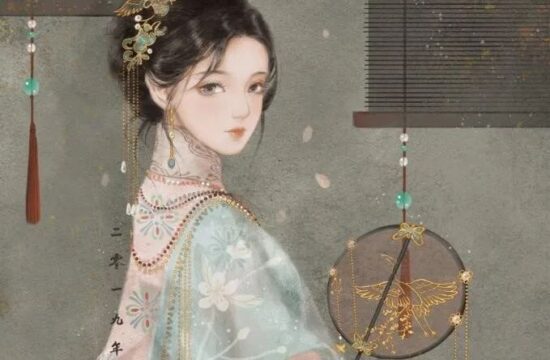 古风人物插画作者：南栀子绘画作品欣赏