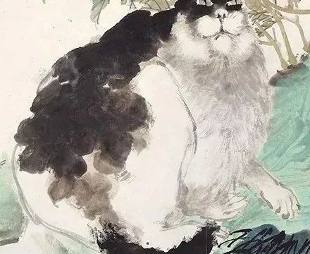 任伯年画的大肥猫，太萌了