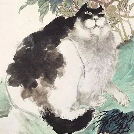 任伯年画的大肥猫，太萌了