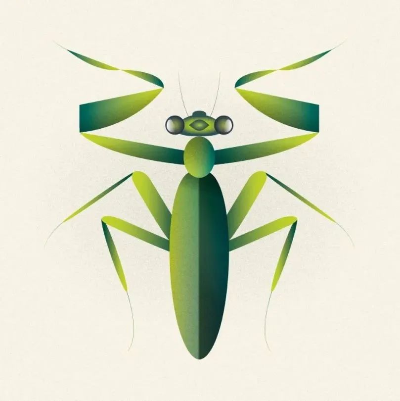 法国插画师Léo的「科幻味昆虫 Insecta」