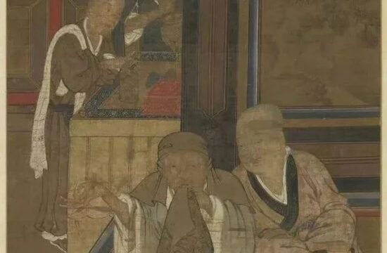 南宋 刘松年《补衲图》雅赏
