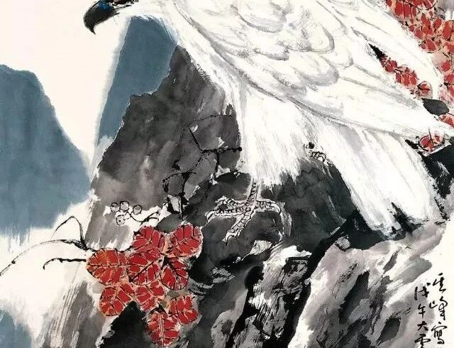 边画边讲：孙奇峰画鹰视频，难得的学习机会！