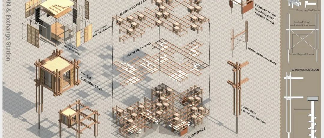 同济大学研究生建筑课设︱解构/构建文化之旅：“客栈”课题作品展