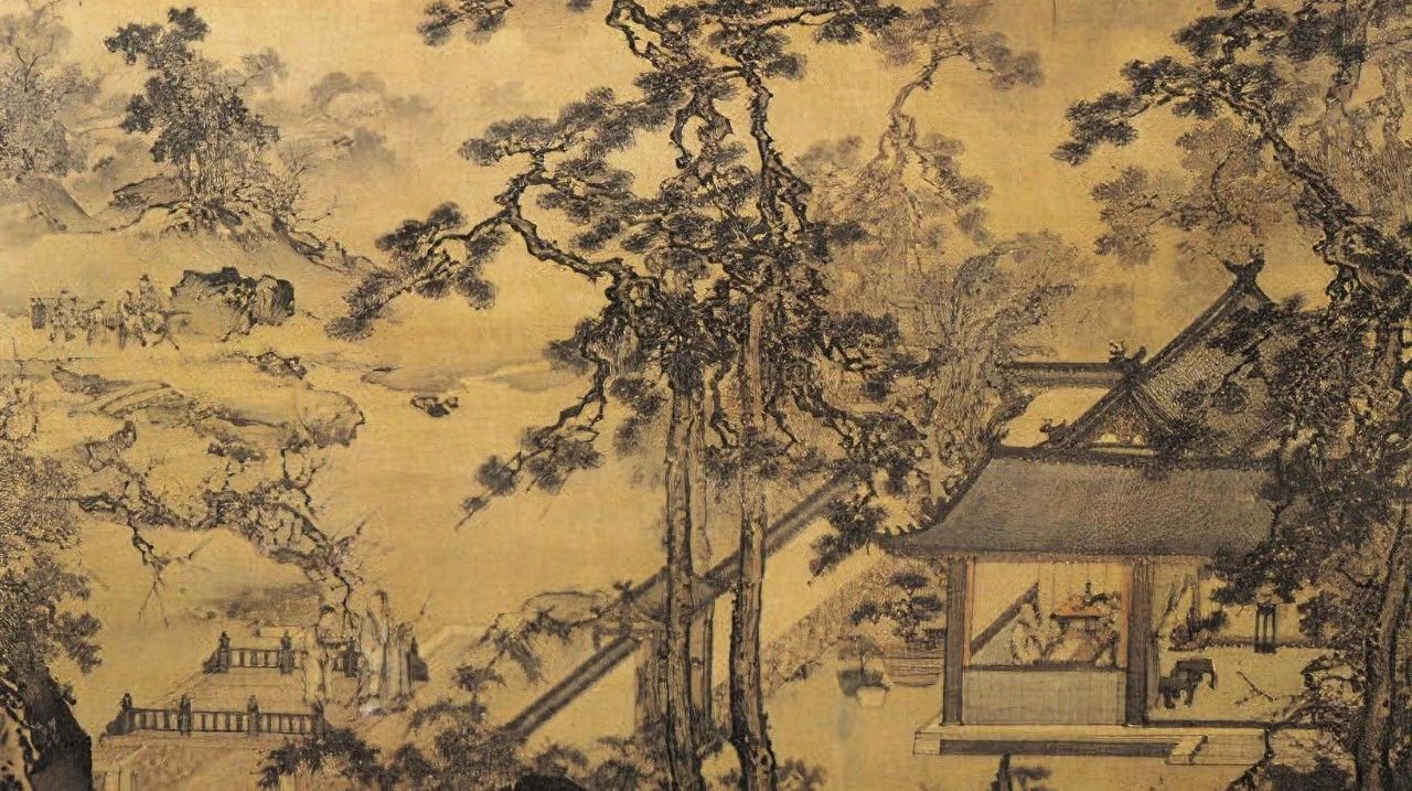 《松院闲吟图》朱端（明） - 中国名画鉴赏语音讲解（二百二十）