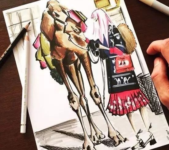 时装画风格探索｜西班牙插画师Pepe Munoz教你怎么画一手漂亮的马克笔！