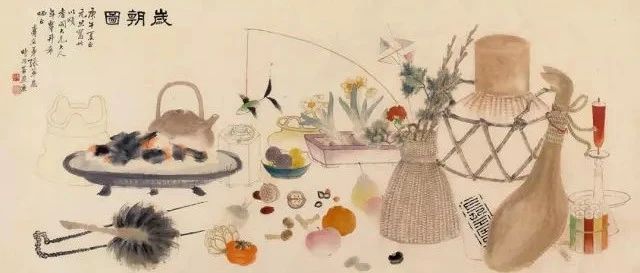 共迎新春！历代名家绘画中的《岁朝图》，插了梅花便过年？